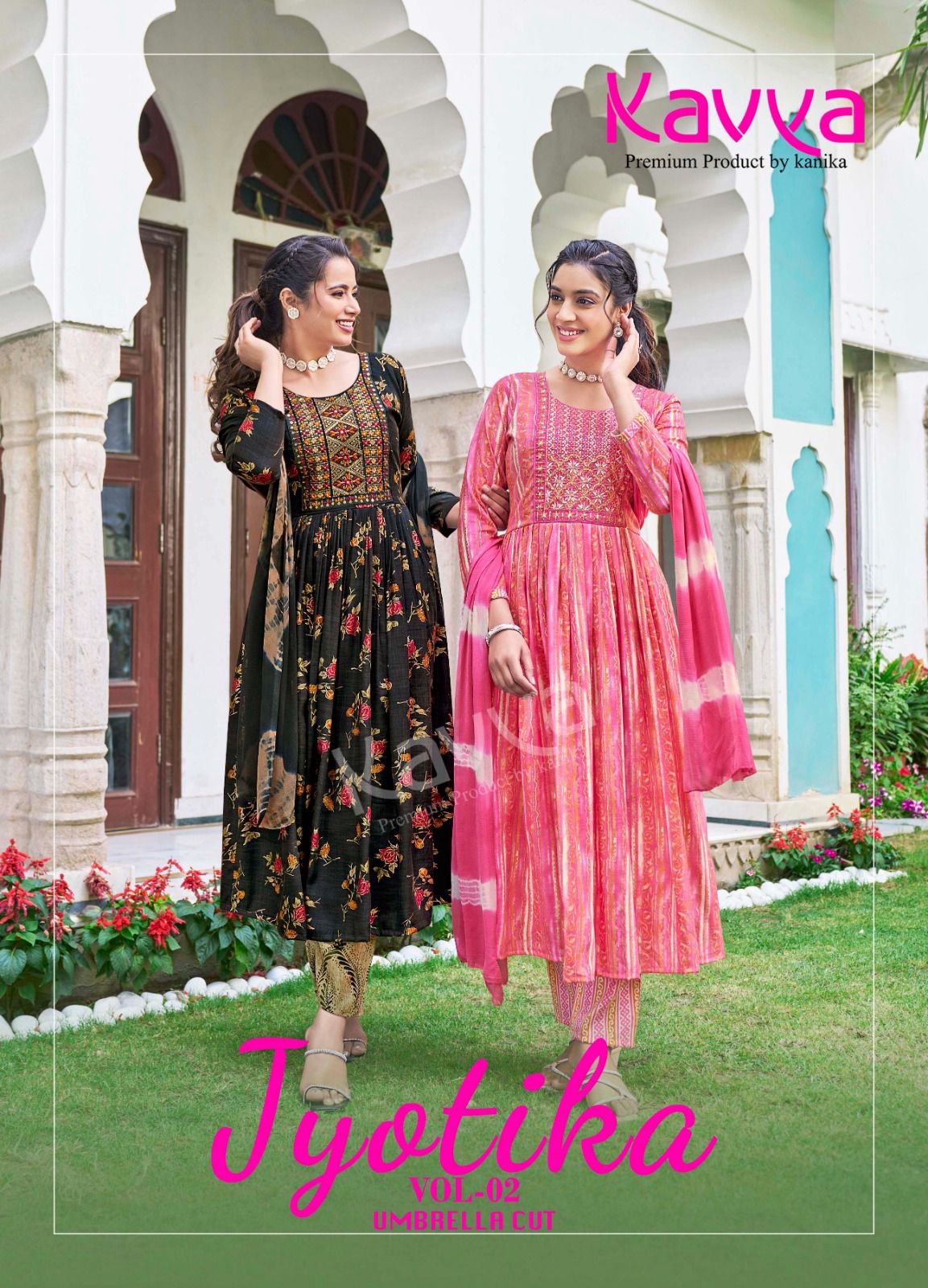 Jyotika Vol 2 By Kavya Naira Cut Printed Kurti With Bottom Dupatta Wholesale Market In Surat